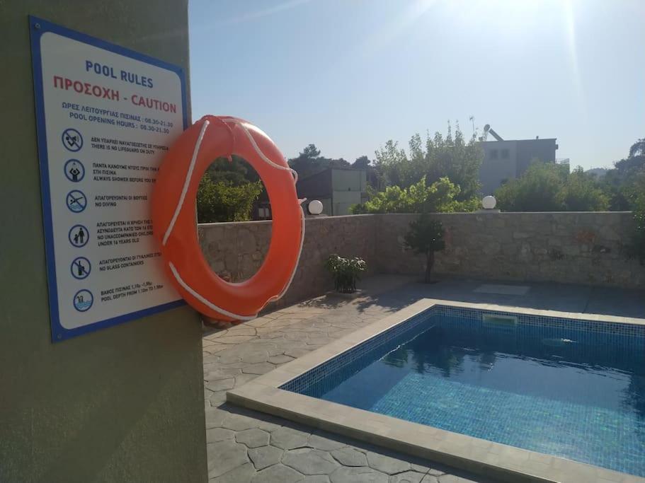 Greek Style Ground Floor Apartment & Pool Ialysos  Esterno foto