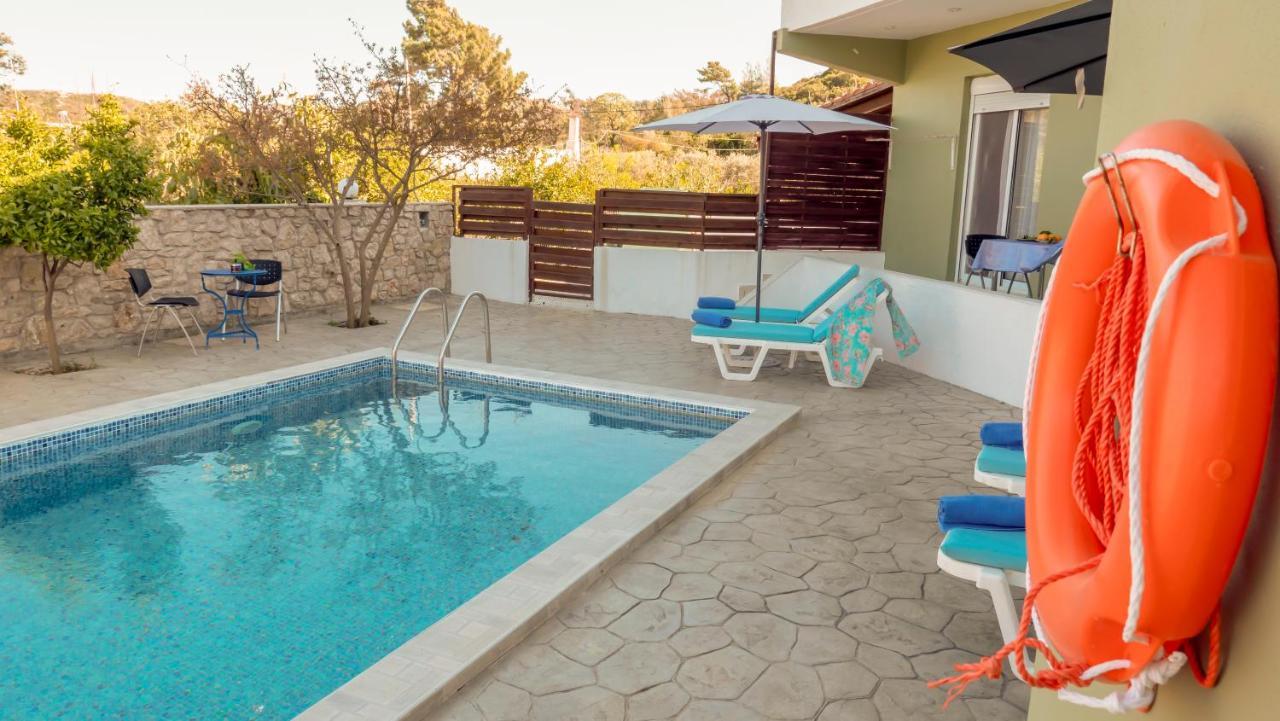Greek Style Ground Floor Apartment & Pool Ialysos  Esterno foto